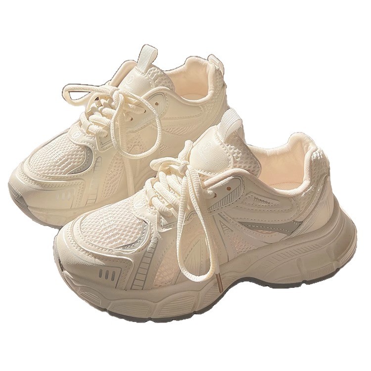 网面透气鞋女款