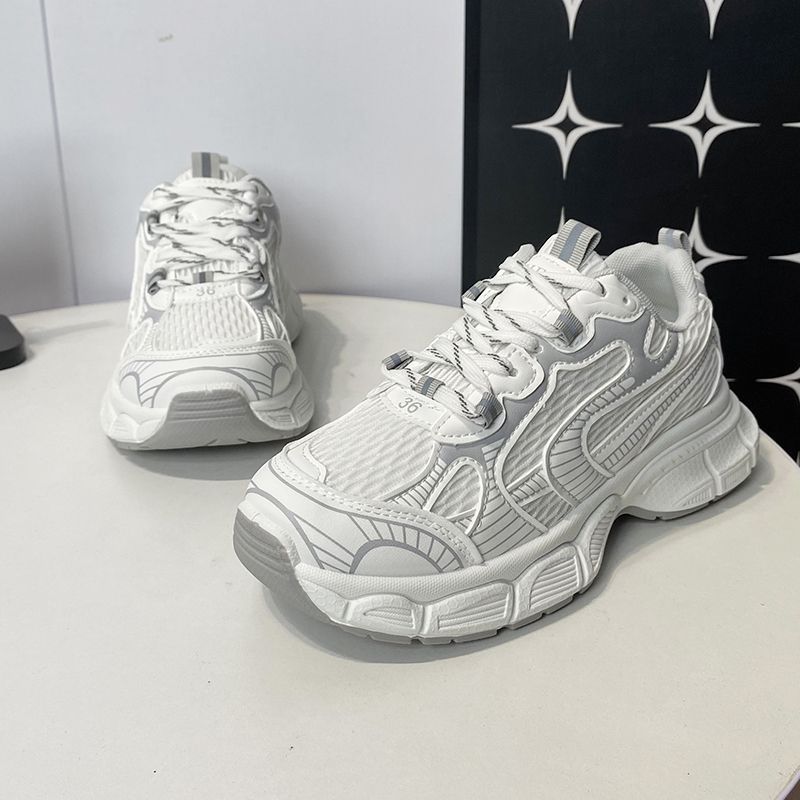 网面透气鞋女款