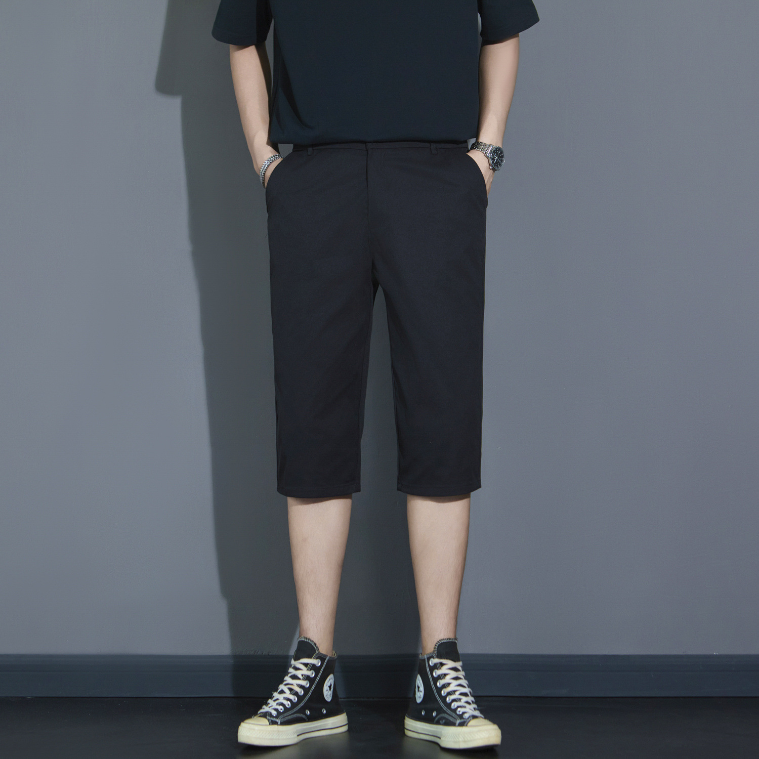 男士7分短裤，男式短裤