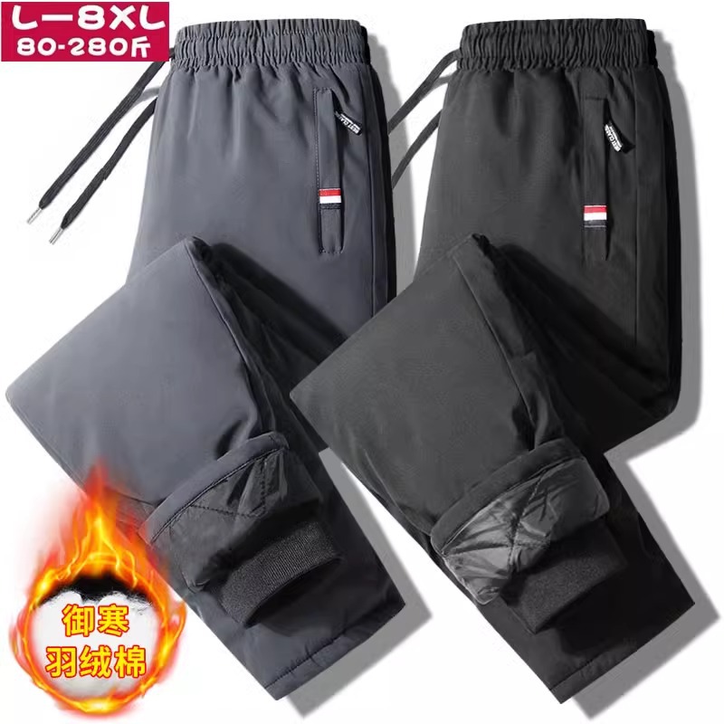 男式加绒裤