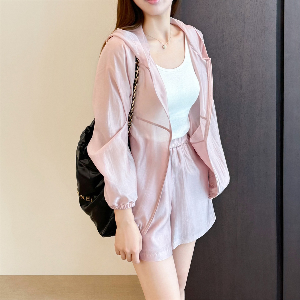 时尚休闲套装女款