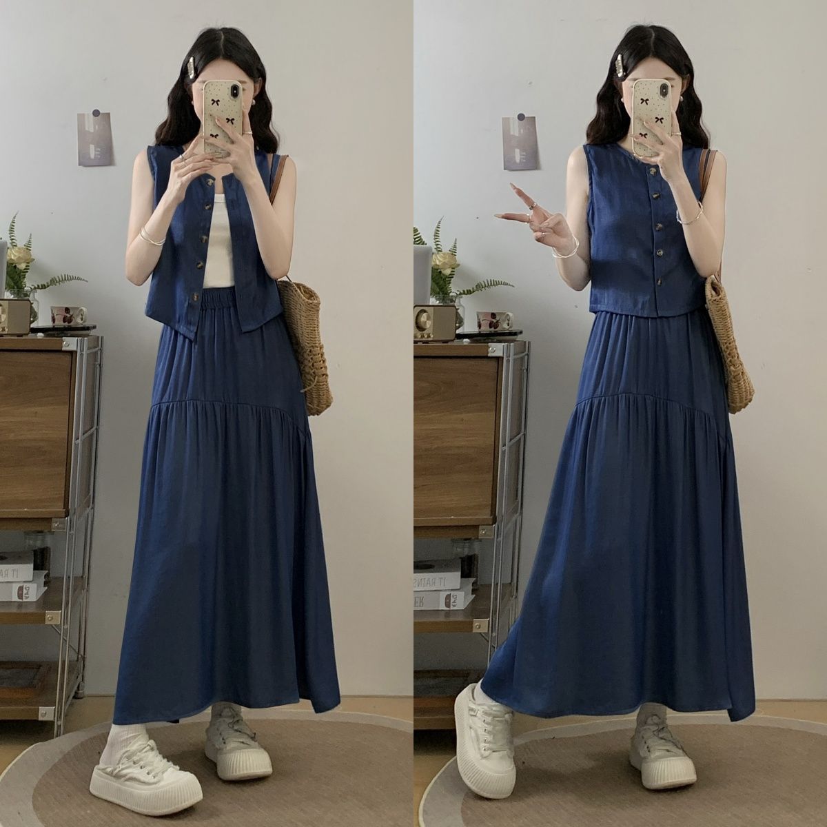 时尚休闲套装女款